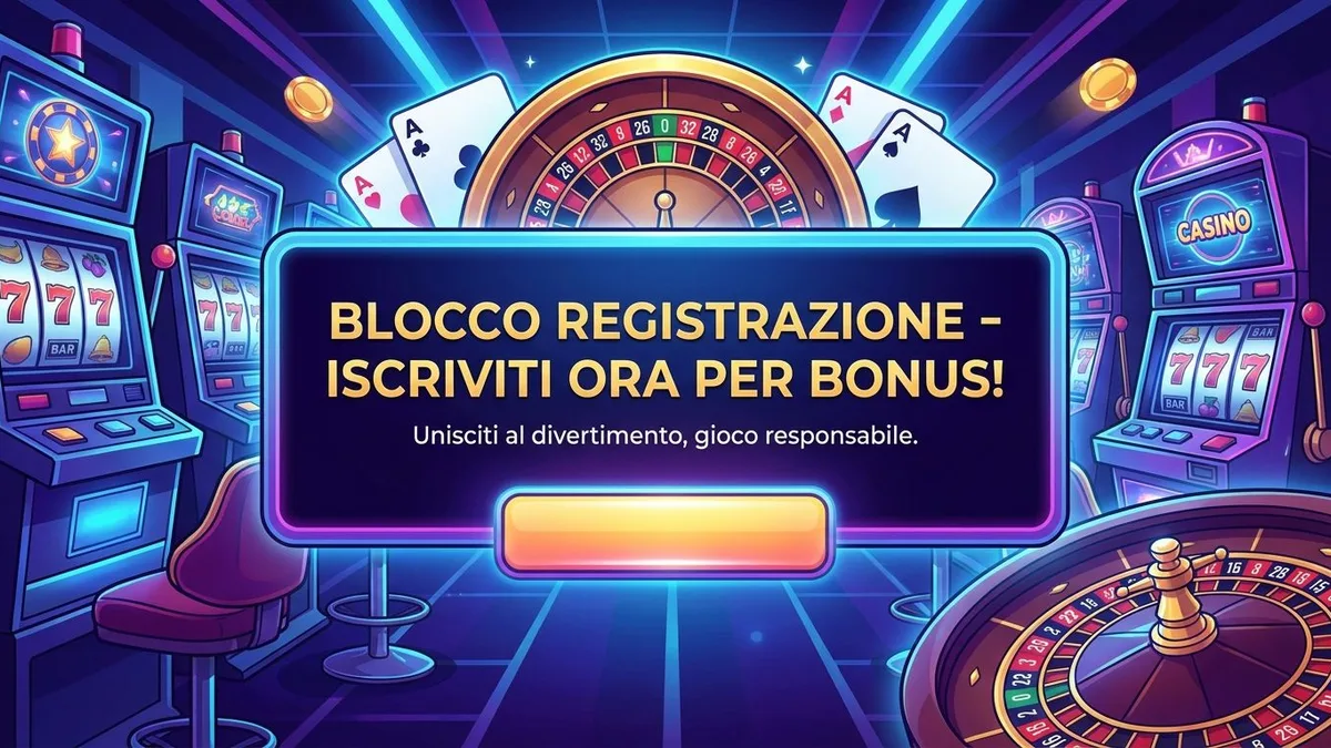 Registrazione con bonus